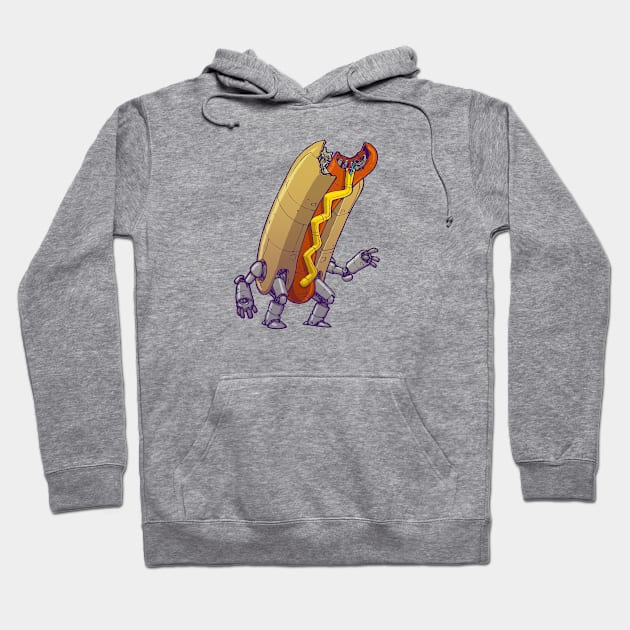 Hotdogbot Hoodie by jakeparker